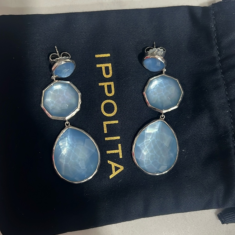 Ippolita sky blue earrings